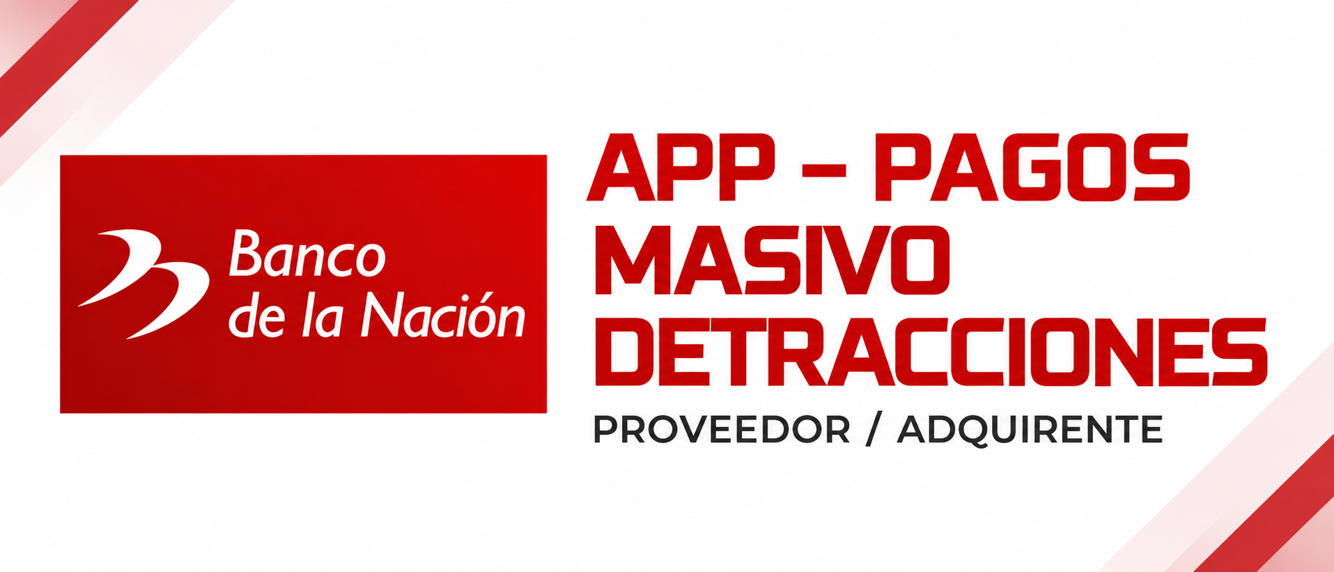 XML PAGO MASIVO  → DETRACCIONES (PROVEEDOR O ADQUIRIENTE)